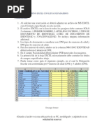 Formato de Archivo Excel Con Lista de Pasajeros