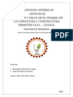 Sistema de Gestion de Seguridad y Salud en El Trabajo-Bimaster