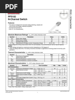 PF5102 N-Channel Switch: Features