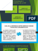 Derechos Constitucionales y Finalidad Fundamental de La PNP