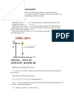 Caida Libre Ejercicios Resueltos