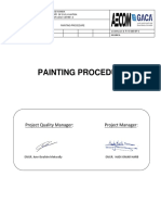 Painting Procedure: Project Quality Manager: Project Manager