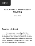 TAXATION