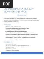 Unidad Didáctica Música y Movimiento - Irene González Sánchez