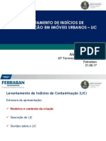 LIC - Levantamento de Indícios de Contaminação