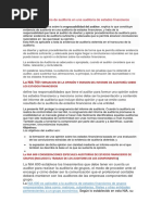 NIA 500 - Evidencia de Auditoría en Una Auditoría de Estados Financieros