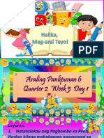 Araling Panlipunan 6 q2 w5 d1 No Vid