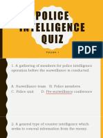 Ak-Police Intelligence Quiz