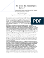 El Fuego Del Cielo de Apocalipsis 13.13