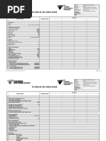 Technical Bid Tabulation: Vendor Description Specification