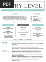 Entry Level Nurse Resume Sample Windsor Original