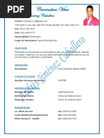 Andrés Jiménez Caballero CV