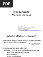 Introduction To Machine Learning