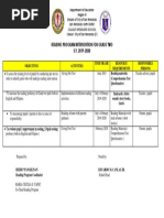 Reading Program Intervention For Grade Two S.Y. 2019-2020: Calulut Integrated School