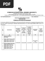 Sem End Time-Table