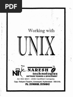 Working With Unix