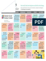 October 2019 Happiness Calendar PDF