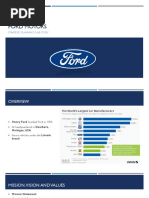 Ford Motors: Strategic Planning Case Study