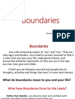 Boundaries