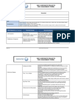 NWC Corporate Projects Risk Assessment Forms: Job / Task