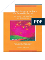 Prácticas Lectura y Escritura en La Educación Superior