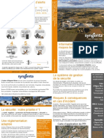 La Plaquette D'information Fournie Par Syngenta