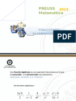 Clase 8 (Fracciones Algebraicas)