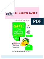 2016 Solved Paper 1: ISBN: 9789386146816