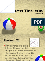 Geometry 10.8 The Power Theorems