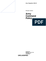 Army Command Policy