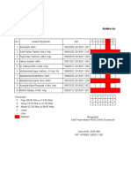 Jadwal Jaga Ranap Inap Oktober