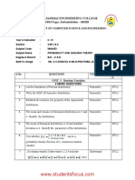 MA6453-Probability and Queuing Theory PQT IMPORTANT QUESTIONS