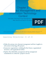 The Project Management and Information Technology Context