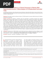 Effect of PCSK9 Inhibitors On Clinical Outcomes in Patients With Hypercholesterolemia: A Meta-Analysis of 35 Randomized Controlled Trials