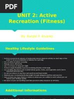 UNIT 2: Active Recreation (Fitness)