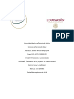 Gestión Del Ciclo Del Proyecto. HCPR - U1 - A2 - ISLA