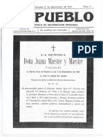 1913 09 17 EL PUEBLO Alcañiz Teruel #007