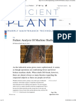 Failure Analysis of Machine Shafts - Efficient Plant PDF