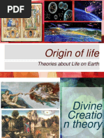 Theories On The Origin of Life