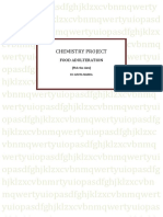 Chemistry Project: Food Adulteration