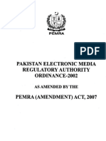 PEMRA Ordinance 2002