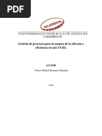 Gestión de Procesos para La Mejora de La Eficacia y Eficiencia en Una UGEL