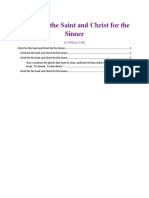 Christ For The Saint and Christ For The Sinner: by William Kelly