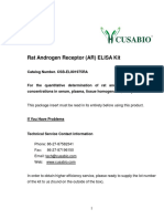 Rat Androgen Receptor (AR) ELISA Kit: Catalog Number. CSB-EL001975RA