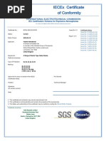 Iecex Certificate of Conformity