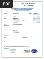 Iecex Certificate of Conformity