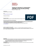 Additive Manufacturing of Concrete in Construction Potentials and Challenges of 3D Concrete Printing