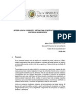 Corrupción en El Poder Judicial Del Perú