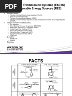 Flexible AC Transmission Systems (FACTS) and Renewable Energy Sources (RES)