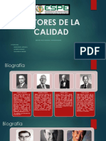 Autores de La Calidad